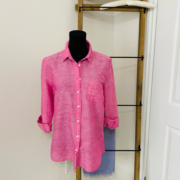 Banana Republic Pink Women's Blouse - Picture 1 of 10